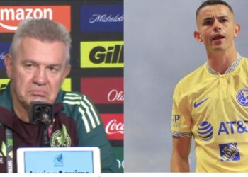 Álvaro Fidalgo y Javier Aguirre