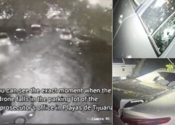 ataque con drones en Tijuana