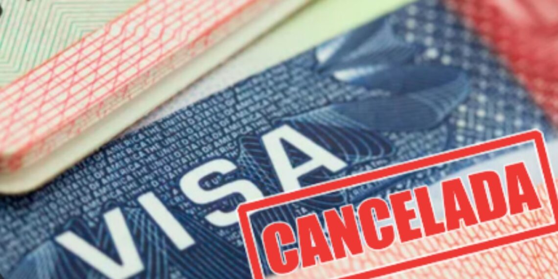 Visa cancelada