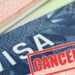 Visa cancelada