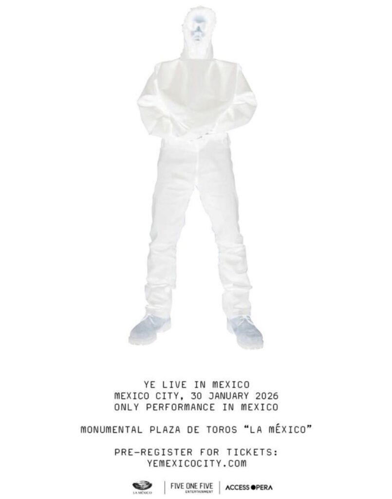 Anuncio de Kanye West en México.