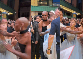 Cynthia Erivo protege a Ariana Grande tras incidente con fan en la alfombra roja de “Wicked”