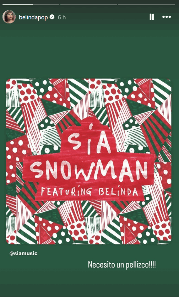 Belinda confirma la colaboración