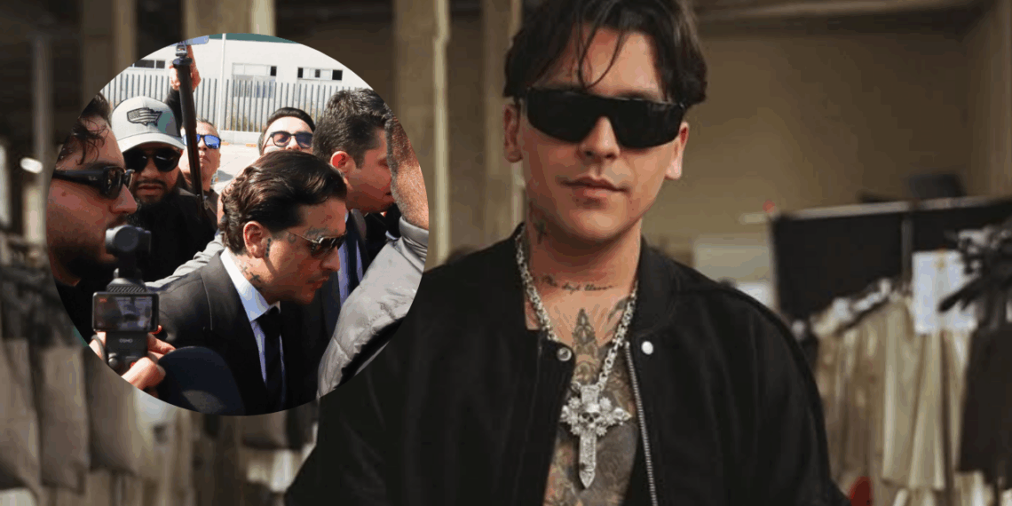 Christian Nodal acude al Reclusorio Oriente por un enfrentamiento legal con Universal Music