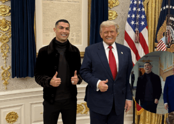 Cristiano Ronaldo acude a cena en la Casa Blanca junto a Donald Trump