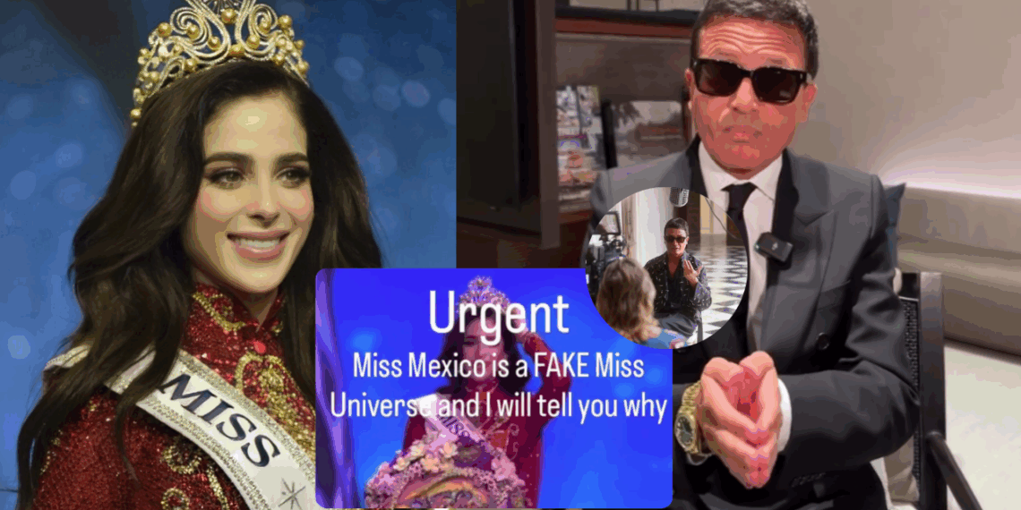 Omar Harfouch acusa que Miss México es una “falsa ganadora” tras renunciar como juez en Miss Universo 2025