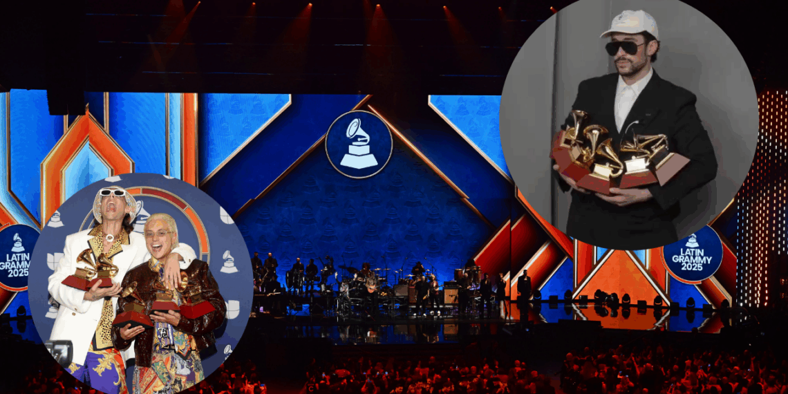 Bad Bunny arrasa en los Latin Grammy 2025, conoce la lista completa de ganadores