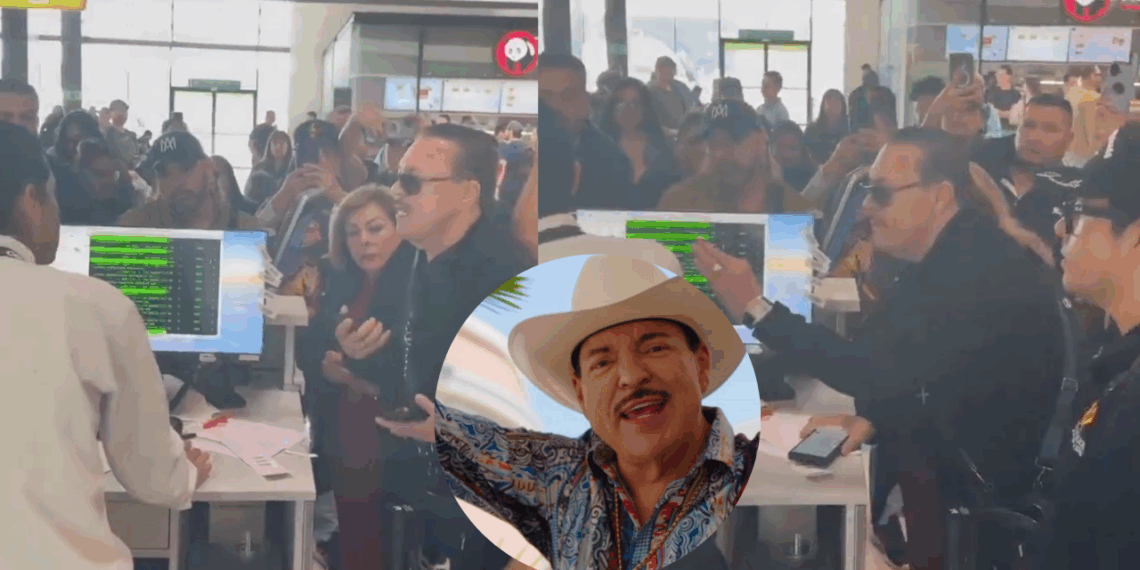 Julio Preciado protagoniza discusión con personal de aerolínea en el aeropuerto de Tijuana