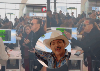 Julio Preciado protagoniza discusión con personal de aerolínea en el aeropuerto de Tijuana