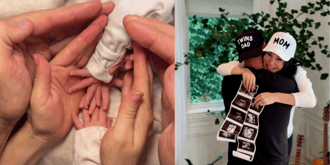 Martha Higareda y su esposo confirman el nacimiento de sus hijas gemelas, con algunos sustos durante el parto