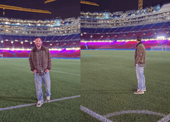 Lionel Messi visita el remodelado Camp Nou a cuatro años de su salida del Barcelona