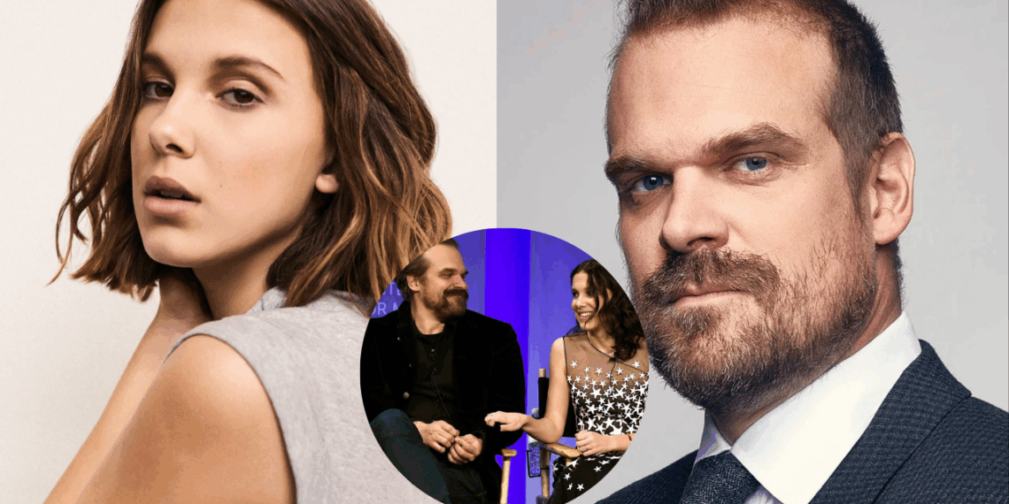 Millie Bobby Brown habría denunciado a David Harbour por acoso e intimidación