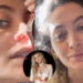 Paris Jackson muestra en video las consecuencias de su adicción: un tabique nasal perforado