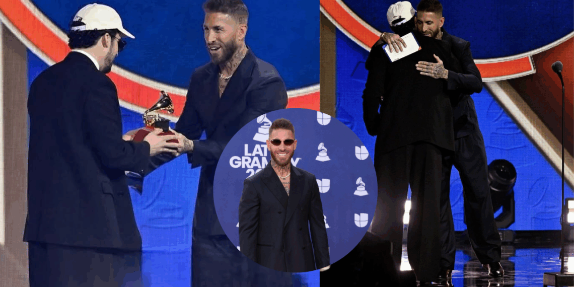 Sergio Ramos sorprende en los Latin Grammy 2025 al entregar un premio a Bad Bunny