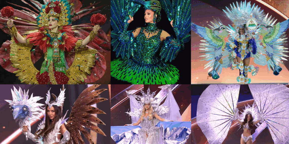 Imágenes: Los trajes típicos más impresionantes de las candidatas latinas en Miss Universo 2025