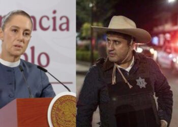 Claudia Sheinbaum y Carlos Manzo