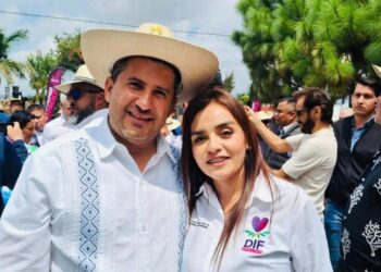 Grecia Quiroz, viuda de Carlos Manzo, alcalde de Uruapan