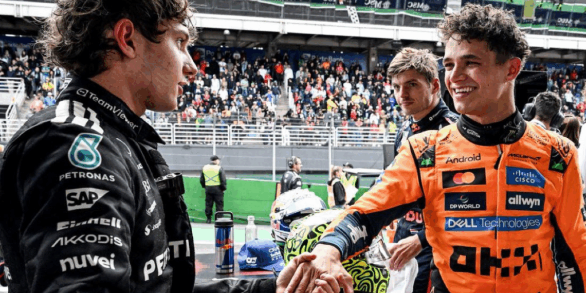 Kimi Antonelli acusado de dejarse rebasar por Lando Norris. Red Bull y la FIA piden parar acoso y amenazas