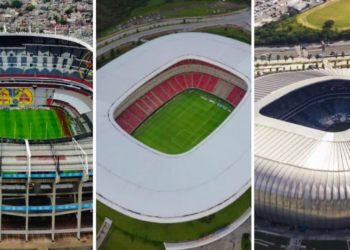 Estadio Azteca, BBVA y Akron