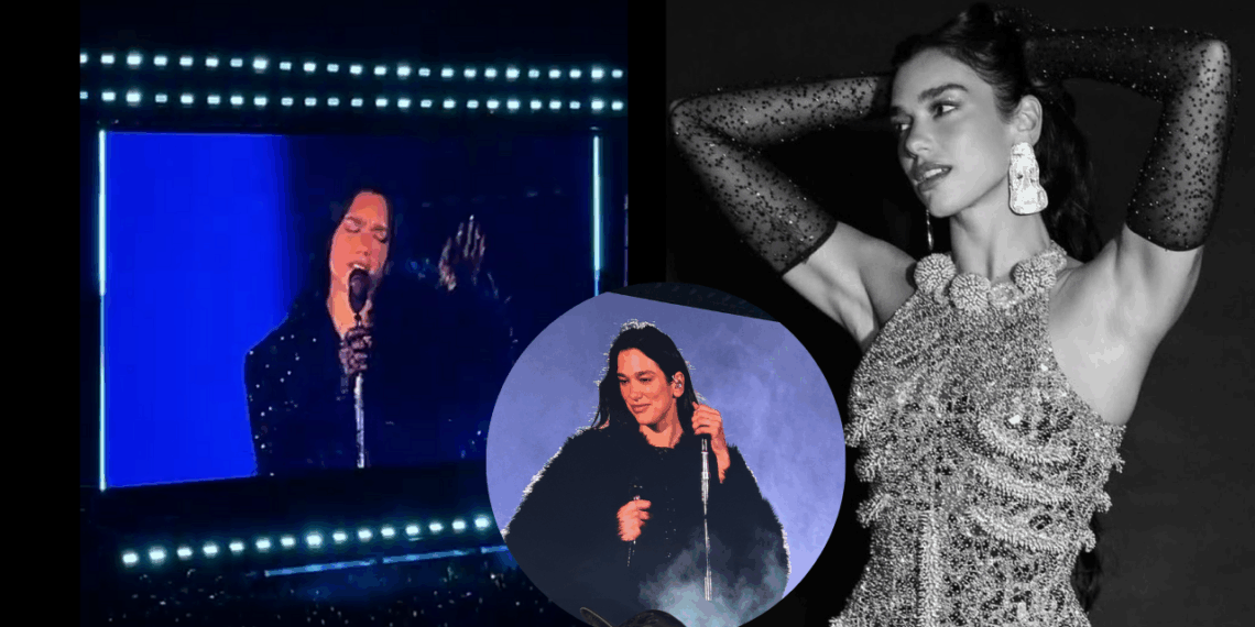 Dua Lipa canta “Bésame Mucho” en su concierto en México
