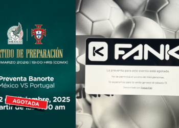 Fanki agota la preventa de México vs. Portugal entre fallas y quejas