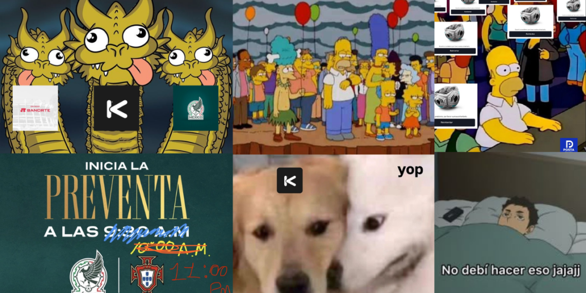 Se cayó la boletera Fanki y el internet no lo perdona: México vs Portugal, memes por doquier