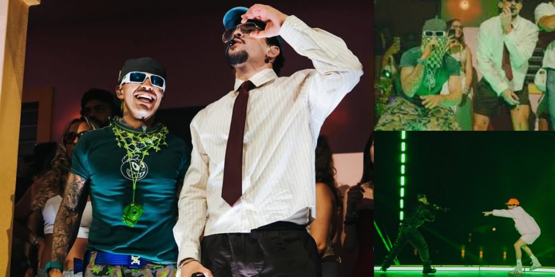 Feid sorprende al público como invitado especial de Bad Bunny en la CDMX