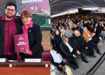 Isaac Montoya y Delfina Gómez