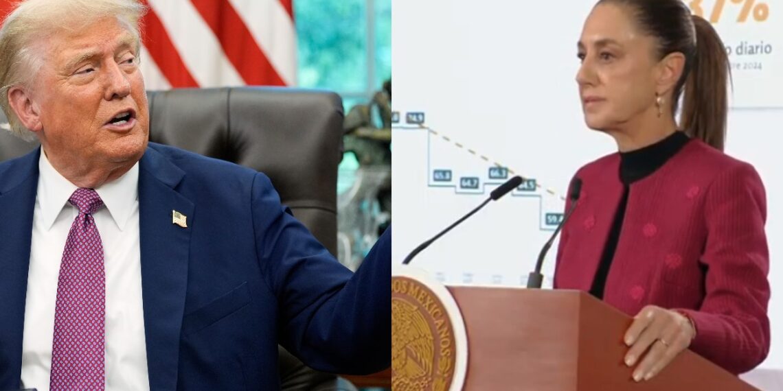 Claudia Sheinbaum y Donald Trump