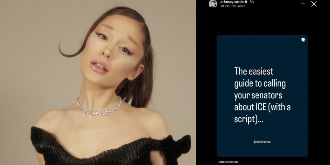 Ariana Grande comparte guía para solicitar bloquear 10 mil millones en fondos para ICE