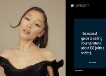 Ariana Grande comparte guía para solicitar bloquear 10 mil millones en fondos para ICE
