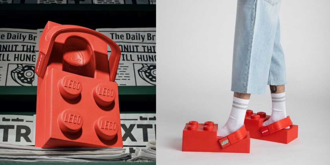 Crocs y Lego lanzan sandalias en forma de bloque de construcción