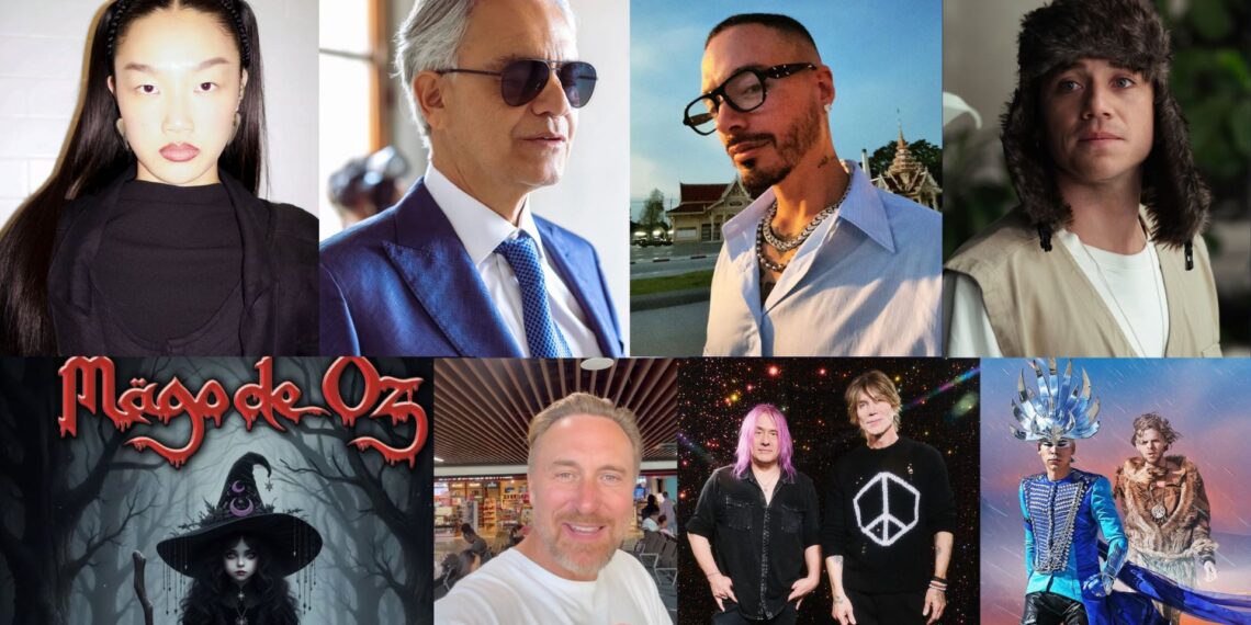 David Guetta, Andrea Bocelli, J Balvin, Audrey Nuna y más en la Feria de San Marcos 2026