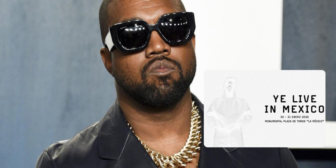 Concierto de Kanye West en México será transmitido en todo el país