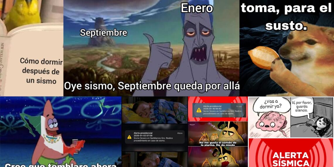 La alerta sísmica despierta a medio país… y a los memes