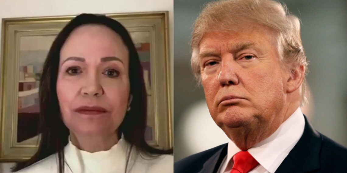 María Corina Machado dice que le gustaría compartir su Premio Nobel de la Paz con Donald Trump