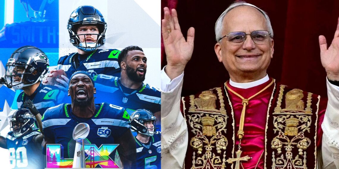 Habemus falcones: Así el Papa le da suerte a los Seattle Seahawks