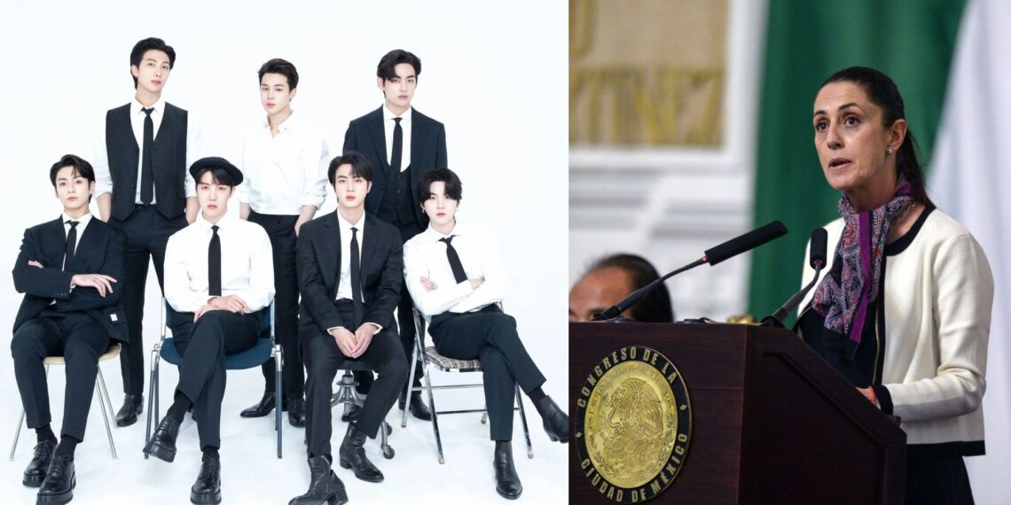 Corea del Sur confirma carta de Sheinbaum para pedir más conciertos de BTS en México