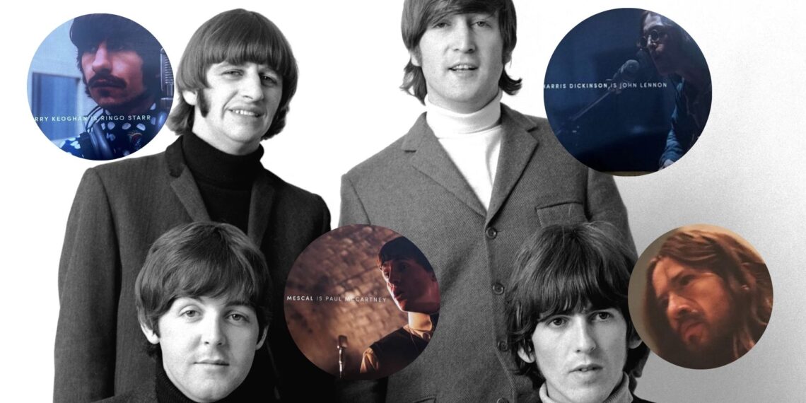 Así lucen los nuevos Beatles: revelan el primer vistazo a las caracterizaciones de sus películas biográficas