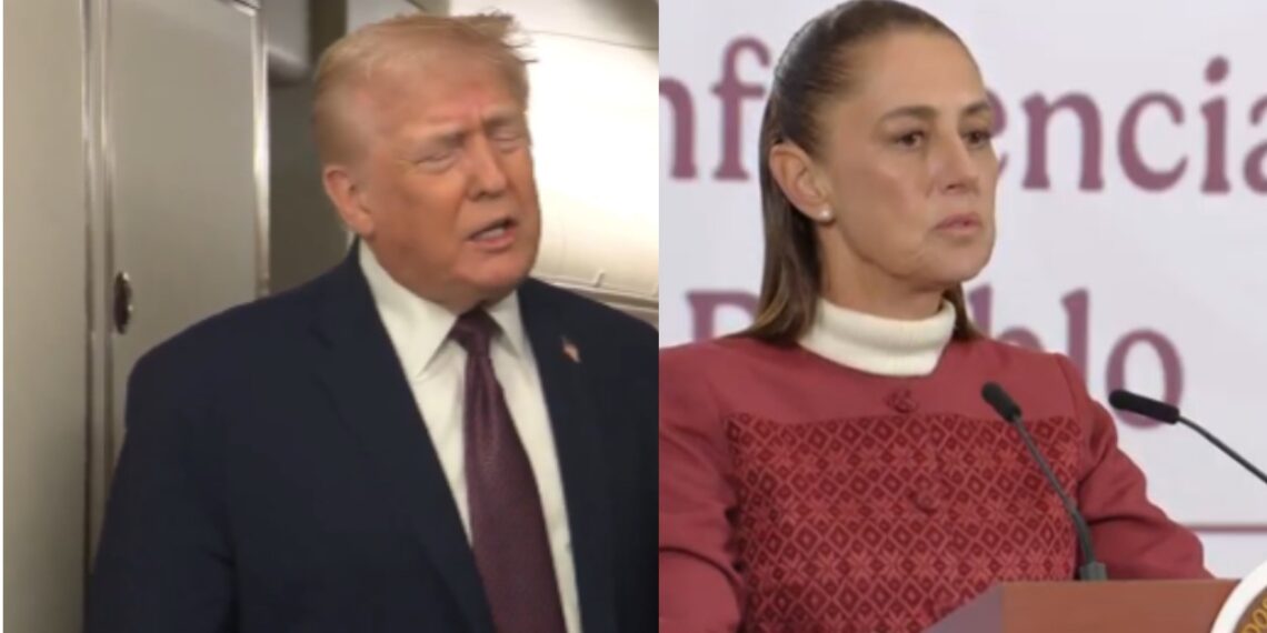 Claudia Sheinbaum y Donald Trump