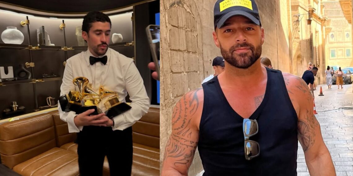 Ricky Martin felicita a Bad Bunny con una carta abierta tras su histórico triunfo en los Grammy