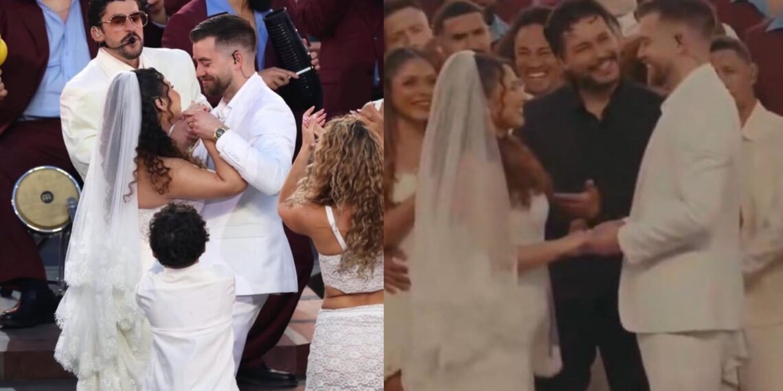 La boda durante el Halftime Show del Super Bowl fue real