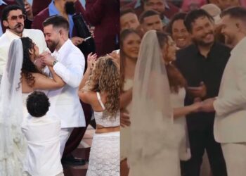 La boda durante el Halftime Show del Super Bowl fue real