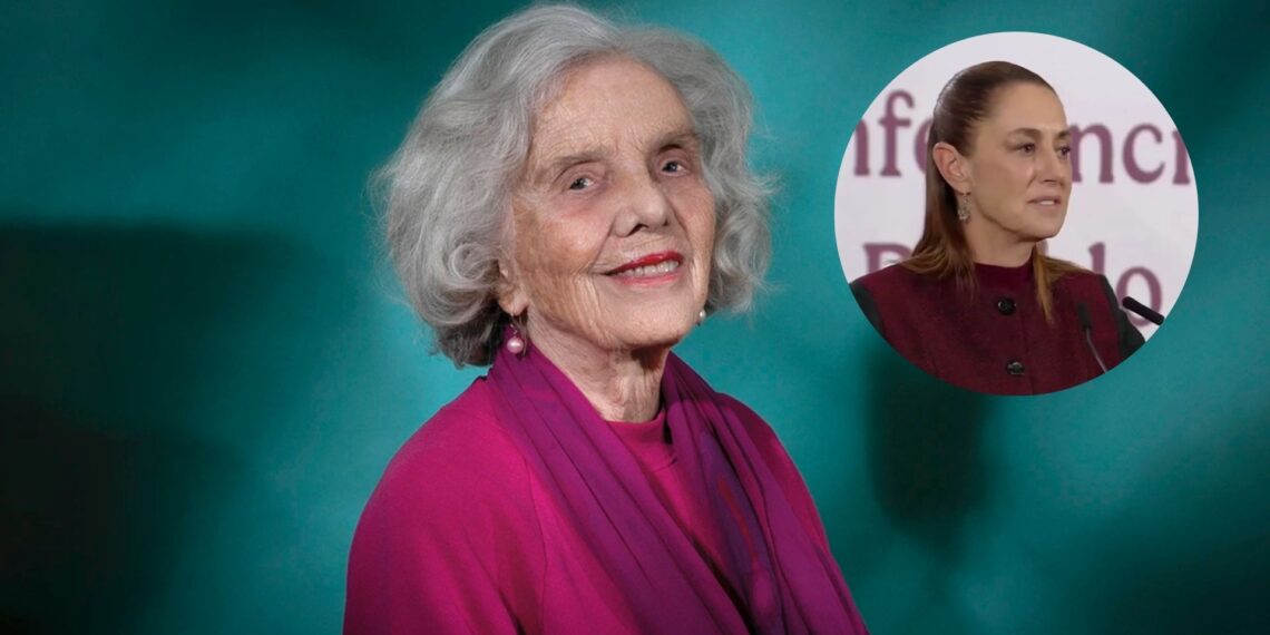 ¿Falleció la escritora Elena Poniatowska? Sheinbaum desmiente rumor sobre la muerte de la autora de la noche de Tlatelolco