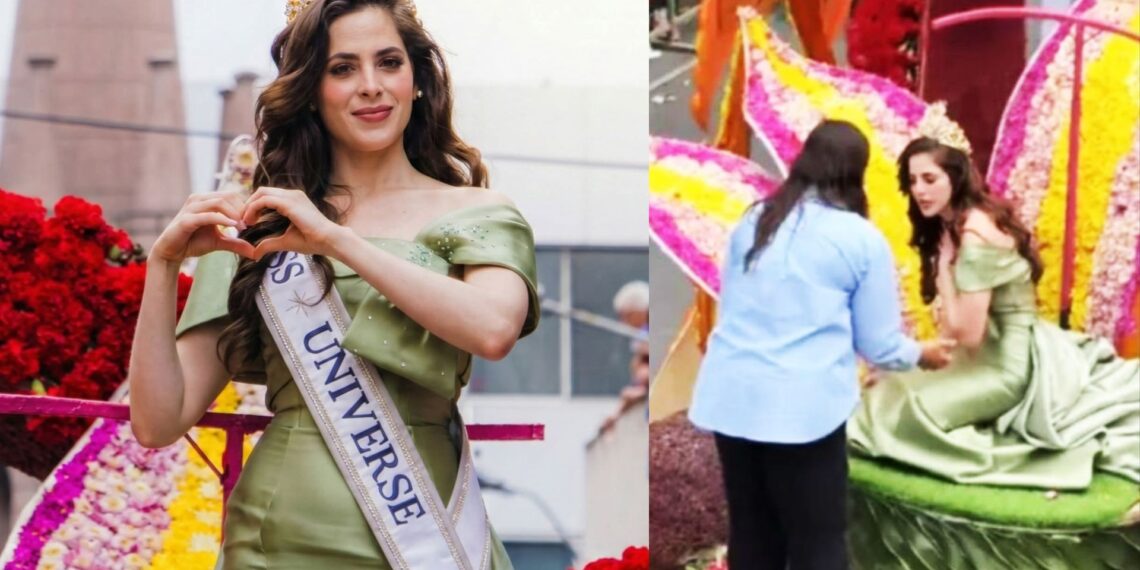 Fátima Bosch sufre desvanecimiento durante desfile en Ecuador; tranquiliza a sus seguidores