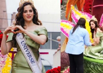 Fátima Bosch sufre desvanecimiento durante desfile en Ecuador; tranquiliza a sus seguidores