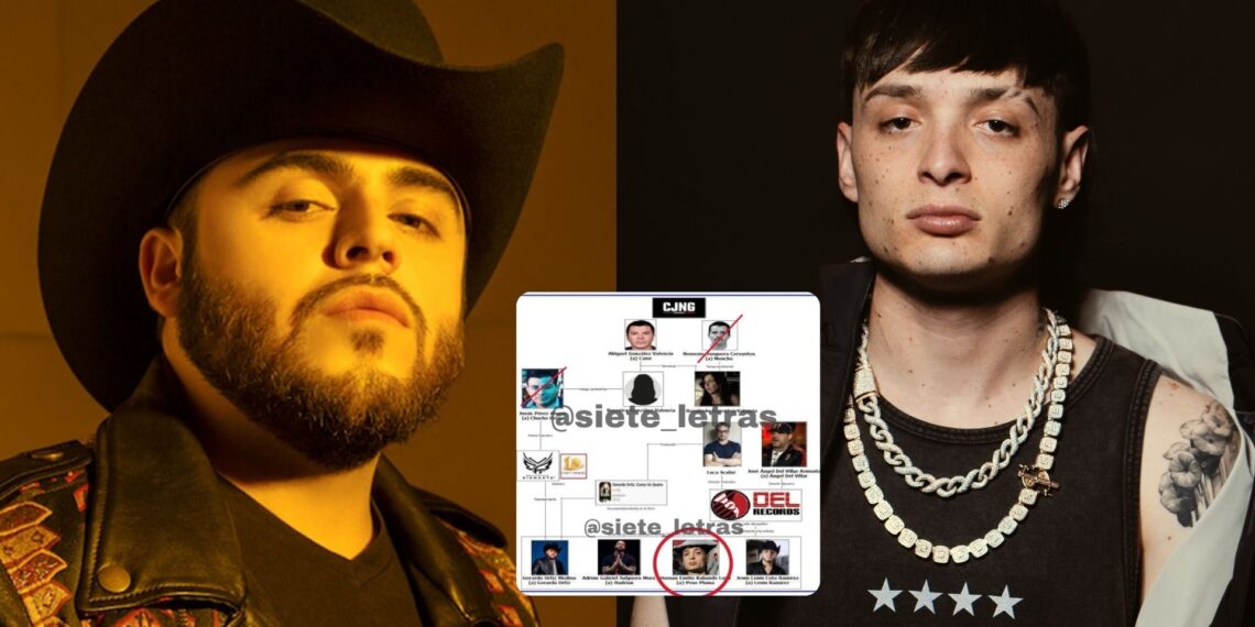 ¿Peso Pluma y Gerardo Ortiz en la mira? Revelan presunta investigación ligada a “El Mencho”