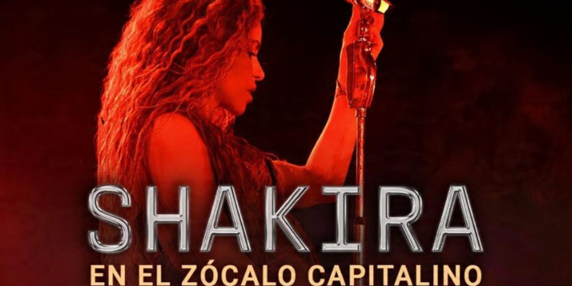 Todo listo para el show gratuito de Shakira en el Zócalo de la CDMX: horarios, calles cerradas, pantallas y más
