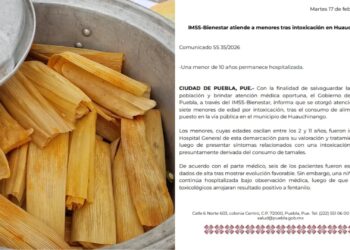 intoxicación Puebla fentanilo tamales