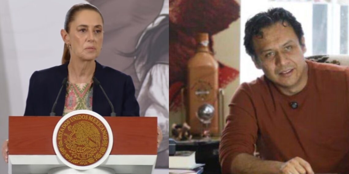 Claudia Sheinbaum y Marx Arriaga